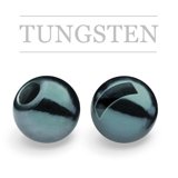 Slotted Tungsten Beads Metallic Steel