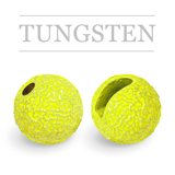 Slotted Tungsten Beads Sunny Chartreuse