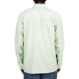 Simms Double Haul Shirt Lt.Green Texture Wave Print