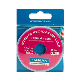 Hanak Strike Indicator Line 50m Hot fluo pink
