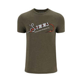 Simms Hook & Loop T-Shirt - Military Heather