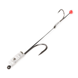 Fly-Dressing Bauer Pike Rig for wiggletail with Rattle