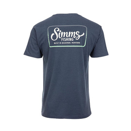 Simms Two Tone Pocket Tee Navy Heather