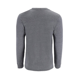 Simms Logo Shirt LS - Athletic Heather