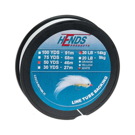 Hends Line Tube Backing Biały 50yds 30lbs