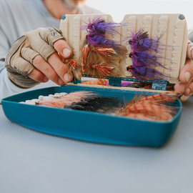 Tacky Pescador Fly Box Large Waterproof Baja Blue