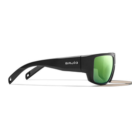 Bajio Piedra - Black Matte - Green Mirror - Glass