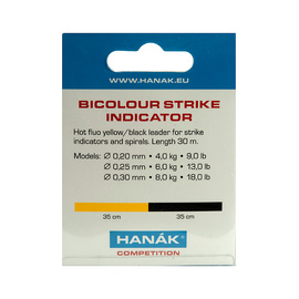 Hanak Bicolour Indicator 30m Hot fluo yellow / black