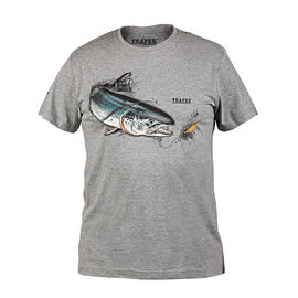 Traper t-shirt Art Salmon Dark Gray