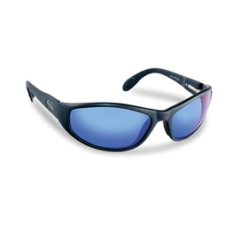 Flying Fisherman Okulary Viper Matte Black - Smoke/Blue Mirror