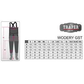 Traper Wodery Oddychające GST