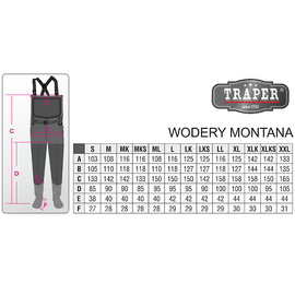 Traper Wodery Oddychające Montana