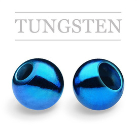 Regular Tungsten Beads Metallic Blue