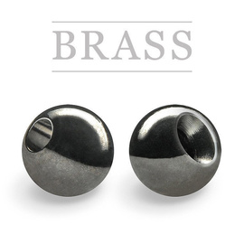 Brass Beads Black Nickle