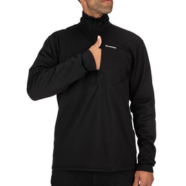 Simms Thermal 1/4 Zip Top Black