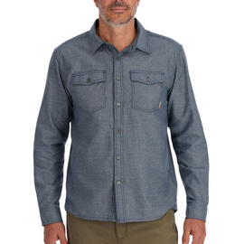 Simms Shoal Flannel Shirt Midnight