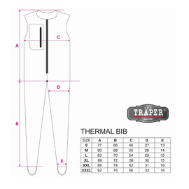 Traper Thermal Bib Black