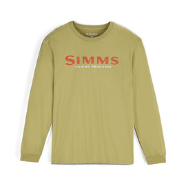 Simms Logo Shirt LS - Tent Green