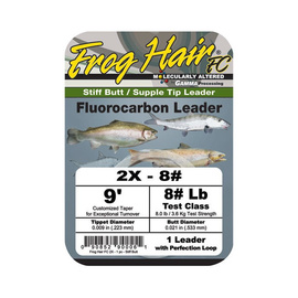 Frog Hair Fluorocarbon Tapered Leader 2,75m