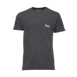 Simms Two Tone Pocket Tee Charcoal Heather