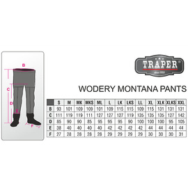 Traper Wodery Oddychające Montana Pants