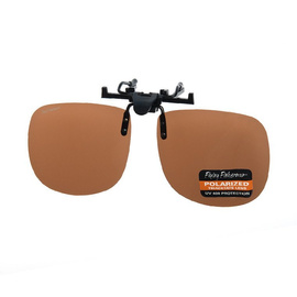 Flying Fisherman Flip-Up Clip-On Square Amber