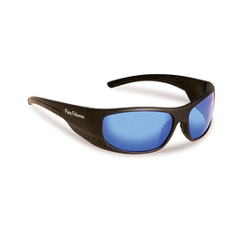 Flying Fisherman Okulary Cape Horn Matte Black - Smoke/Blue Mirror 