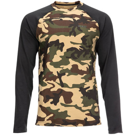 Simms Lightweight Baselayer Top CX Woodland Camo