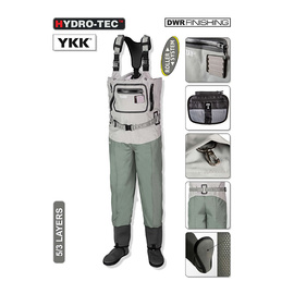 Traper Wodery Oddychające Yukon Grey