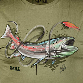 Traper t-shirt Art Hucho Light Khaki