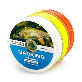 Hanak Backing Orange 110yds 30lbs