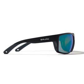Bajio Bales Beach - Black Matte - Green Mirror - Glass
