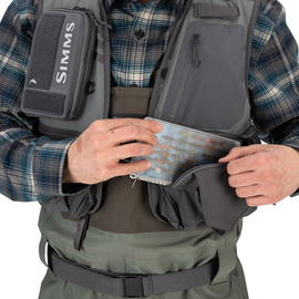 Simms Freestone Vest Pewter