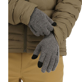 Simms Wool Full Finger Glove Steel