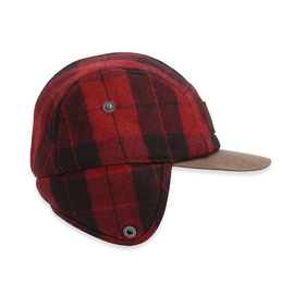 Simms Coldweather Cap Red Buffalo Plaid