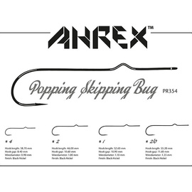 Ahrex PR354 Long Shank Popping-Skipping Bug