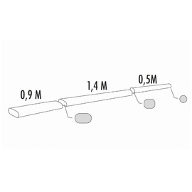 Traper Przypon Koniczny Performance 2 szt. - 2,74m