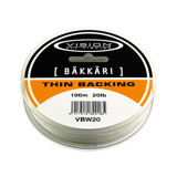 Vision Bakkari Thin Backing Chartreuse 150yds 30lbs