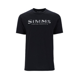 Simms Shroud Fill Logo T-Shirt - Black