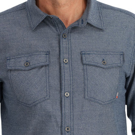 Simms Shoal Flannel Shirt Midnight