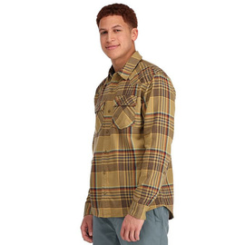 Simms Santee Flannel Camel/Navy/Clay Neo Plaid