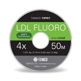 Tiemco LDL Fluorocarbon Tippet  Soft – 50 m