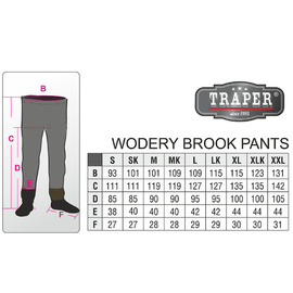 Traper Wodery Oddychające Brook Pants