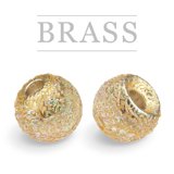 Brass Beads Sunny Gold