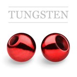Regular Tungsten Beads Metallic Red