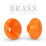 Ring Brass Hot Fluo Orange