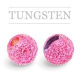 Slotted Tungsten Beads Sunny Metallic Pink