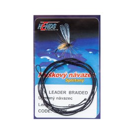 Hends Fly Leader Braided Tapered Black
