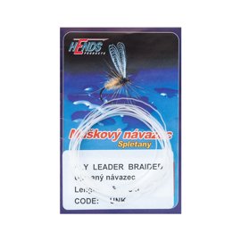 Hends Fly Leader Braided Tapered Transparent