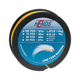 Hends Line Tube Backing Pomarańczowy Fluo 50yds 20lbs